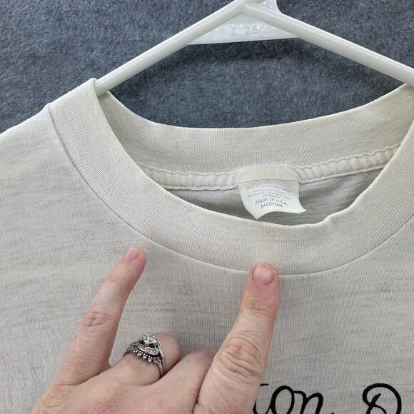 VTG 90s sz Women's M Mickey & Minnie Mouse DC T-Shirt Single Stitch USA made - Picture 5 of 12